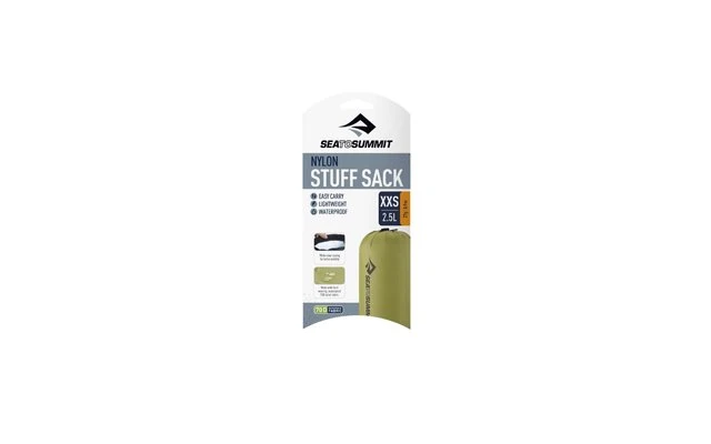 Sea To Summit Nylon Stuff Sack Packsack Grün XXS 2.5 Liter 1 Sea To Summit Nylon Stuff Sack Packsack Grün XXS 2.5 Liter