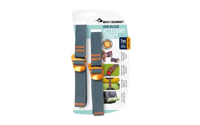 Sea To Summit Accessory Strap With Hook Buckle Spanngurt 10 Mm 4 Sea To Summit Accessory Strap With Hook Buckle Spanngurt 10 Mm – Bild 4