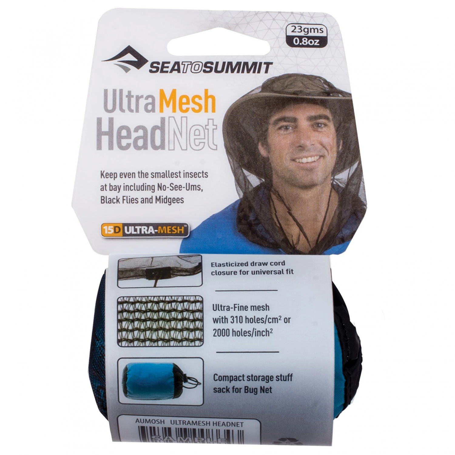 Sea To Summit Ultra-Fine Mesh Headnet - Moskitonetz 1 Sea To Summit Ultra-Fine Mesh Headnet - Moskitonetz